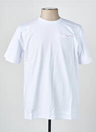 T-shirt coupe cintrée manches courtes blanc CAMBERABERO homme