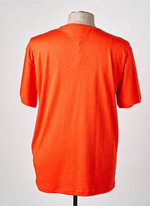 T-shirt broderie manches courtes orange CAMBERABERO homme