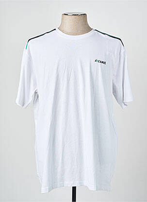 T-shirt stretch manches courtes blanc CAMBERABERO homme