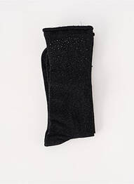 Chaussettes stretch noir ICHI femme