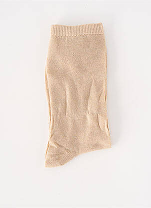 Chaussettes stretch beige ICHI femme