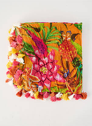 Foulard tissage popeline orange BANANA MOON femme