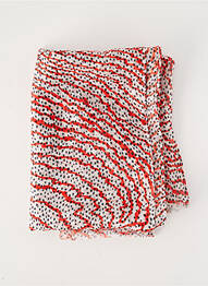 Foulard légère et transparente orange LE TEMPS DES CERISES femme