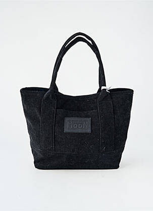 Sac fermeture rabat pressionné forme rectangulaire noir BANANA MOON femme