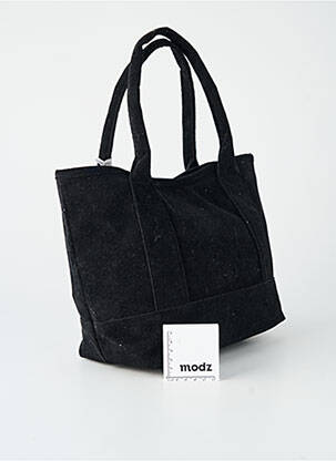 Sac fermeture rabat pressionné forme rectangulaire noir BANANA MOON femme