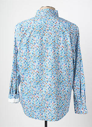 Chemise manches longues imprimé fantaisie bleu CAMBERABERO homme