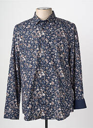 Chemise manches longues imprimé fantaisie bleu CAMBERABERO homme