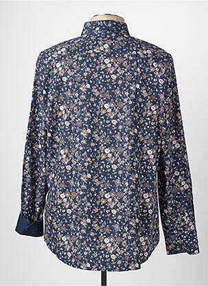 Chemise manches longues imprimé fantaisie bleu CAMBERABERO homme