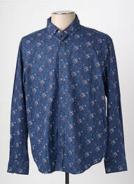 Chemise manches longues manches longues bleu CAMBERABERO homme