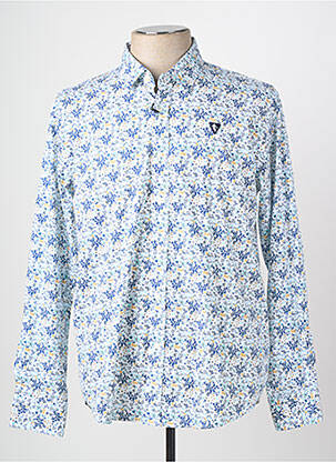 Chemise manches longues manches longues bleu CAMBERABERO homme