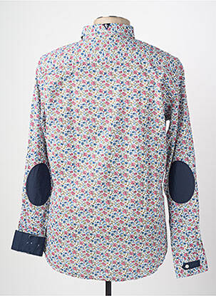 Chemise manches longues imprimé fantaisie bleu CAMBERABERO homme
