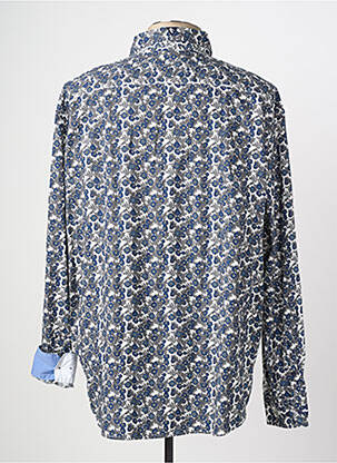 Chemise manches longues imprimé fantaisie bleu CAMBERABERO homme