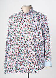Chemise manches longues imprimé fantaisie bleu CAMBERABERO homme