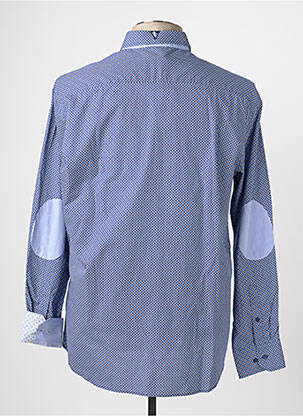 Chemise manches longues imprimé fantaisie bleu CAMBERABERO homme