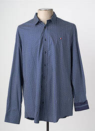Chemise manches longues imprimé fantaisie bleu CAMBERABERO homme