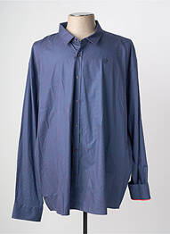Chemise manches longues imprimé fantaisie bleu CAMBERABERO homme