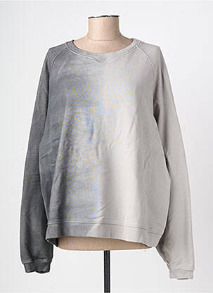 Sweat-shirt coupe over-size manches longues gris NOUS ANTWERP femme