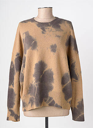 Pull stretch manches longues marron NOUS ANTWERP femme