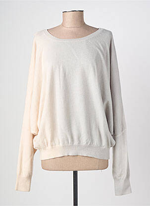 Pull stretch manches longues gris NOUS ANTWERP femme