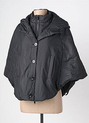 Doudoune poches a capuche noir HANA SAN femme