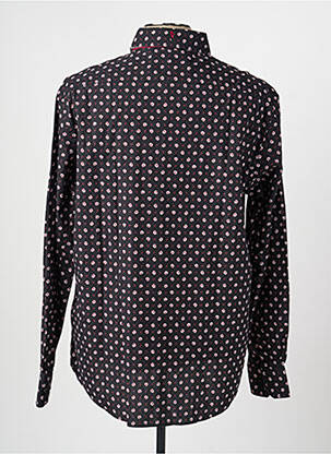 Chemise manches longues imprimé fantaisie noir CAMBERABERO homme