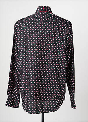 Chemise manches longues imprimé fantaisie noir CAMBERABERO homme