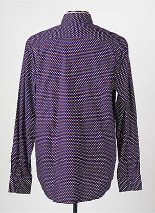 Chemise manches longues coupe cintrée violet CAMBERABERO homme
