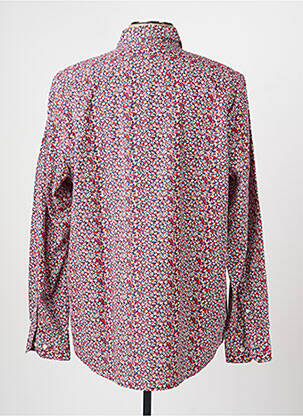 Chemise manches longues imprimé fleurs rouge CAMBERABERO homme