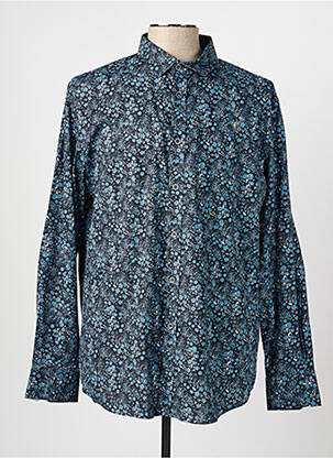 Chemise manches longues coupe droite noir CAMBERABERO homme
