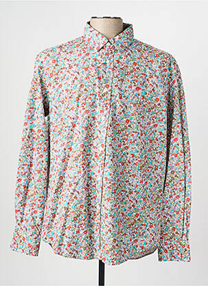 Chemise manches longues imprimé fleurs rouge CAMBERABERO homme