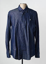 Chemise manches longues poches bleu CAMBERABERO homme