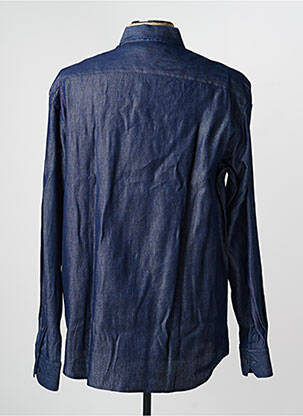 Chemise manches longues coupe cintrée bleu CAMBERABERO homme