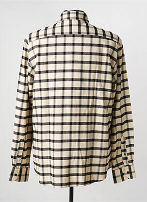 Chemise manches longues coupe droite beige CAMBERABERO homme