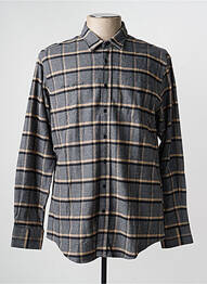 Chemise manches longues poches gris CAMBERABERO homme