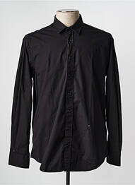 Chemise manches longues coupe cintrée noir CAMBERABERO homme