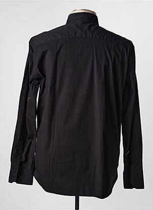 Chemise manches longues coupe cintrée noir CAMBERABERO homme