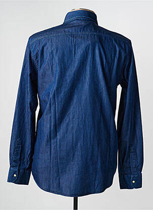 Chemise manches longues poches bleu CAMBERABERO homme