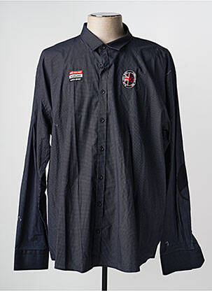 Chemise manches longues coupe droite noir CAMBERABERO homme