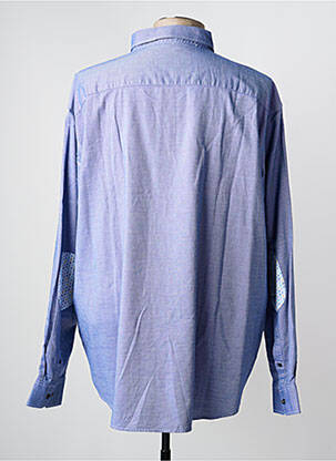 Chemise manches longues coupe droite bleu CAMBERABERO homme