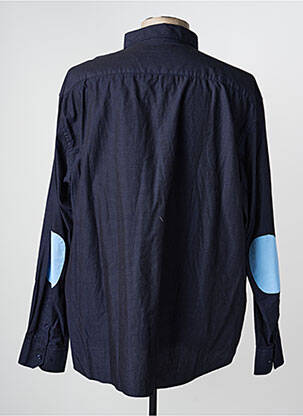 Chemise manches longues coupe droite bleu CAMBERABERO homme