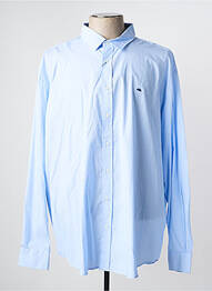 Chemise manches longues coupe droite bleu CAMBERABERO homme