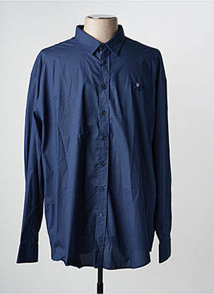 Chemise manches longues coupe cintrée bleu CAMBERABERO homme