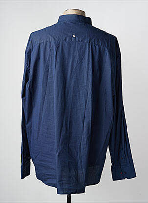 Chemise manches longues coupe cintrée bleu CAMBERABERO homme