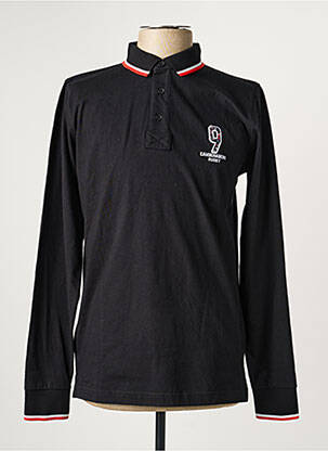Polo manches longues manches longues noir CAMBERABERO homme