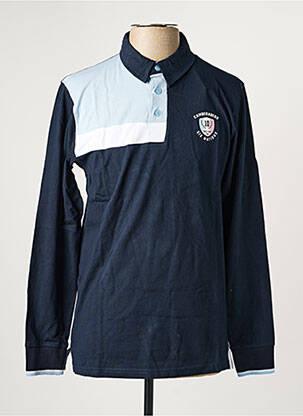 Polo manches longues manches longues bleu CAMBERABERO homme