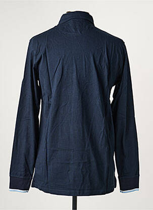 Polo manches longues manches longues bleu CAMBERABERO homme