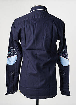Chemise manches longues coupe cintrée bleu CAMBERABERO homme