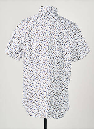 Chemise manches courtes coupe cintrée blanc CAMBERABERO homme