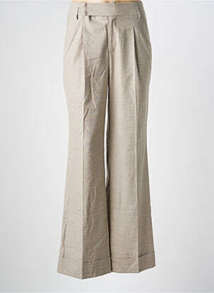 Pantalon flare taille normale taille normale gris HANA SAN femme