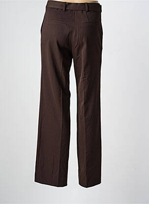 Pantalon flare taille élastique taille normale marron HANA SAN femme